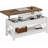 Coffee Table Lift Top, Multi-Function Convertible Coffee Table With Storage And Hidden Compartment, Coffee Table Converts To Dining Table For Living Room, 40-521941933