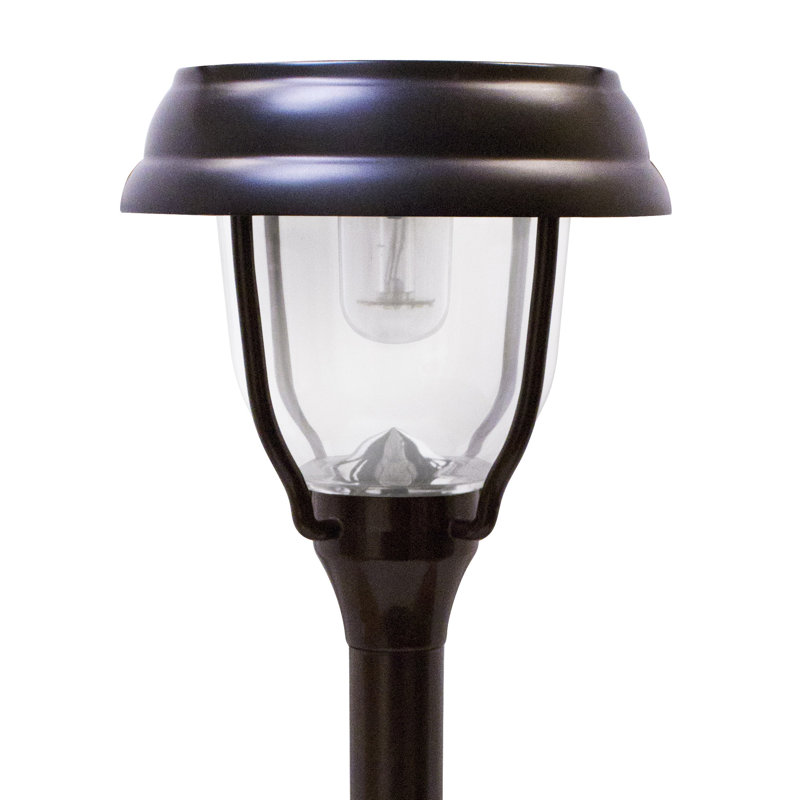 Bronze Solar Powered LED Pathway Light Set of 2