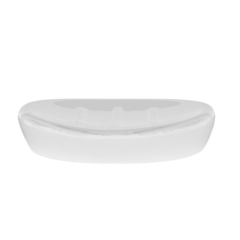 Ceramic / Porcelain Soap Dish, White