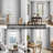 Diyon Gradient Sheer Curtains for Room Decor,Chiffon Gradient Semi Voile Rod Pocket Window Drapes,Set of 2-244008394-244008404