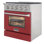 Cuisinière à double carburant autoportante 30 po 4,2 pieds cubes Pro-Style