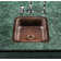 Pure Copper Hand Hammered Glasgow Dual Mount Single Bowl Bar Prep Sink 12" 