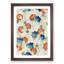 Floral Design by Watanabe Seitei - Picture Frame Painting Print-55730356-55730358