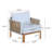 Vine 4-Piece Conversation Set In White