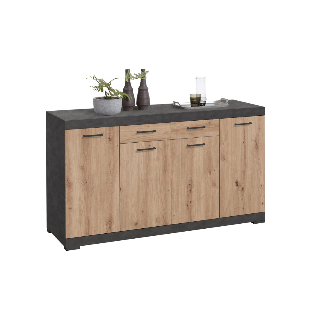 Aldwick 2 Drawer 160Cm W Combi Chest