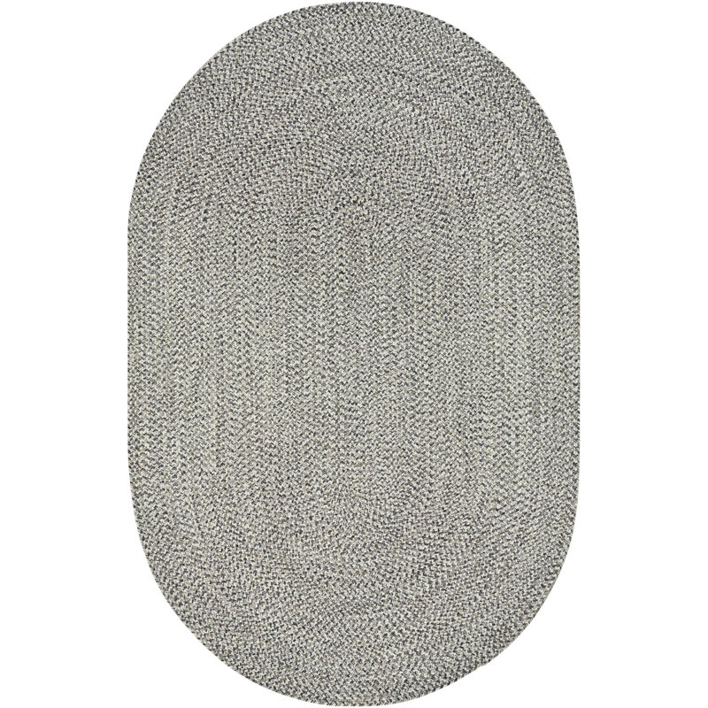Leroux Machine Woven Area Rug, Oval 6' x 9'