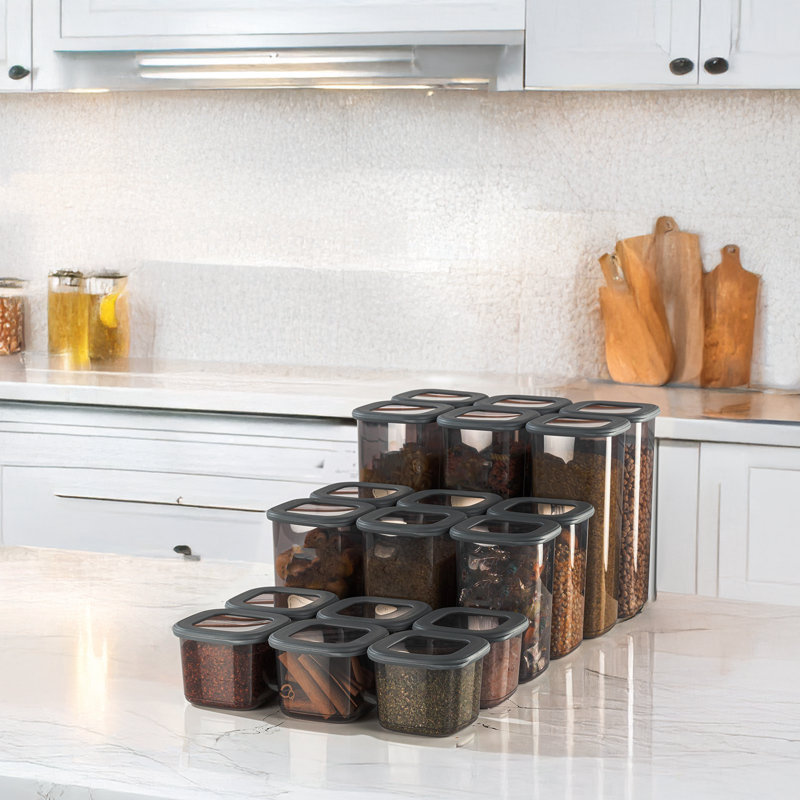 Ensemble de 18 boîtes de rangement pour la cuisine