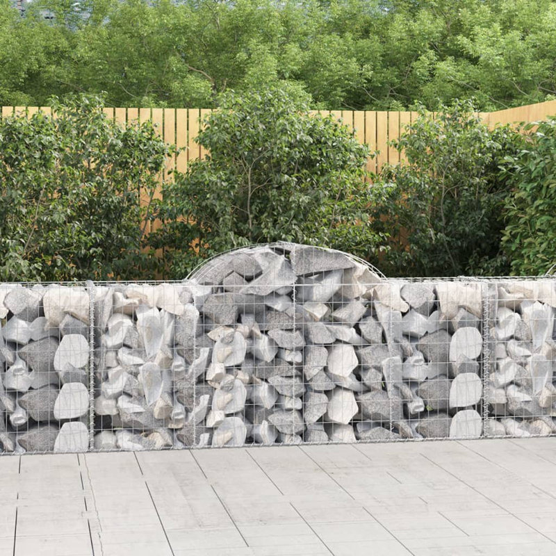 31.5'' H x 157.5'' W Silver Metal Fencing