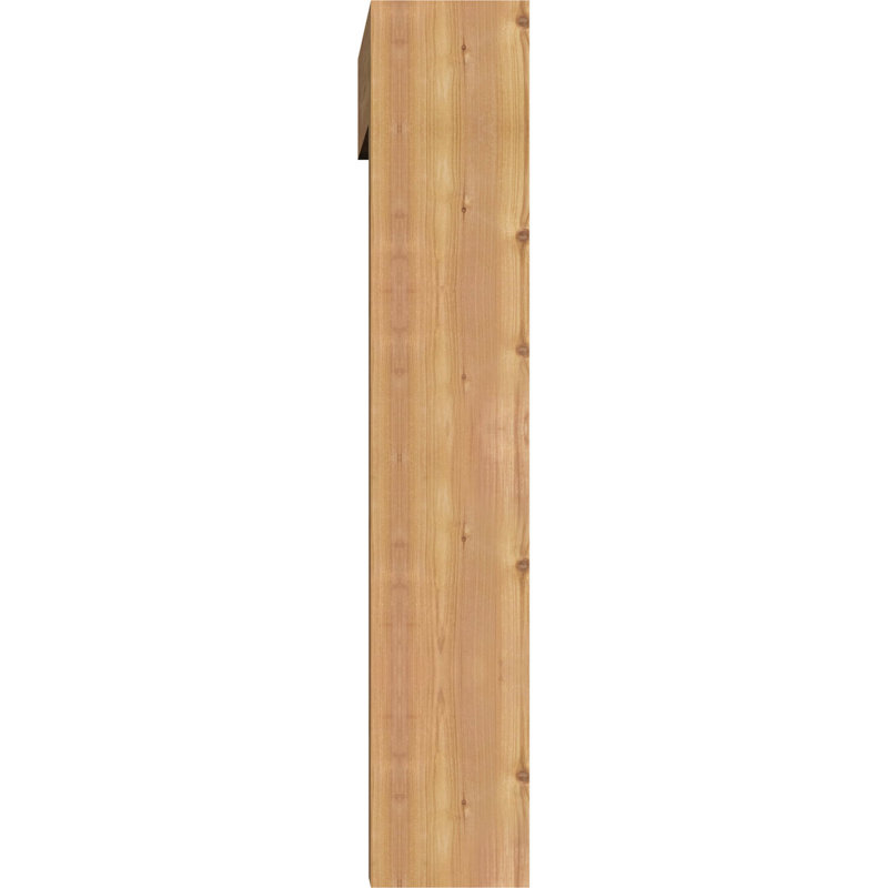 Support Westlake Block avec support décalé, 42 x 34, Cèdre rouge occidental de l 7 1/2 po (lisse)