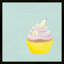 Banana Cupcake Print by Katy Montica-1452642798-1452642797