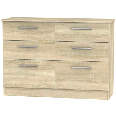 Fully Assembled Chesler 6 Drawer Chest