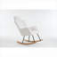 Fauteuil oscillant rembourré Teddy