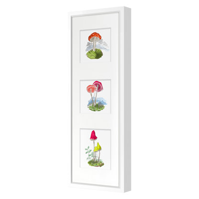 Mushroom Scene Print by Dana Gibson