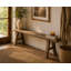 Lily's Living Vintage Noodle Bench, Weathered Natural Wood Finish -830513447