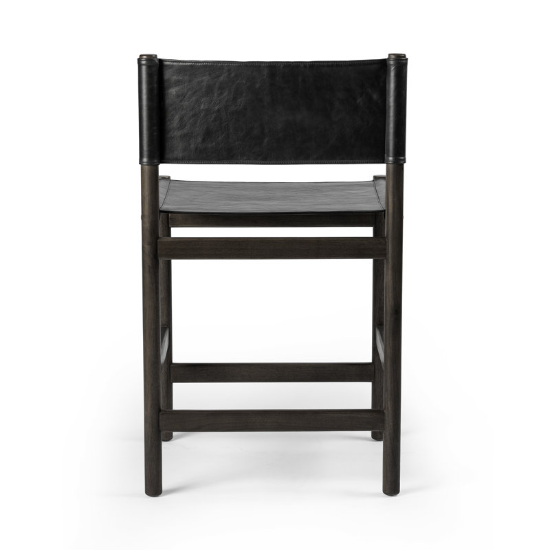 Kena Stool-Sonoma Black-Counter, Bar Stool (30.5" Seat Height), Black, Black