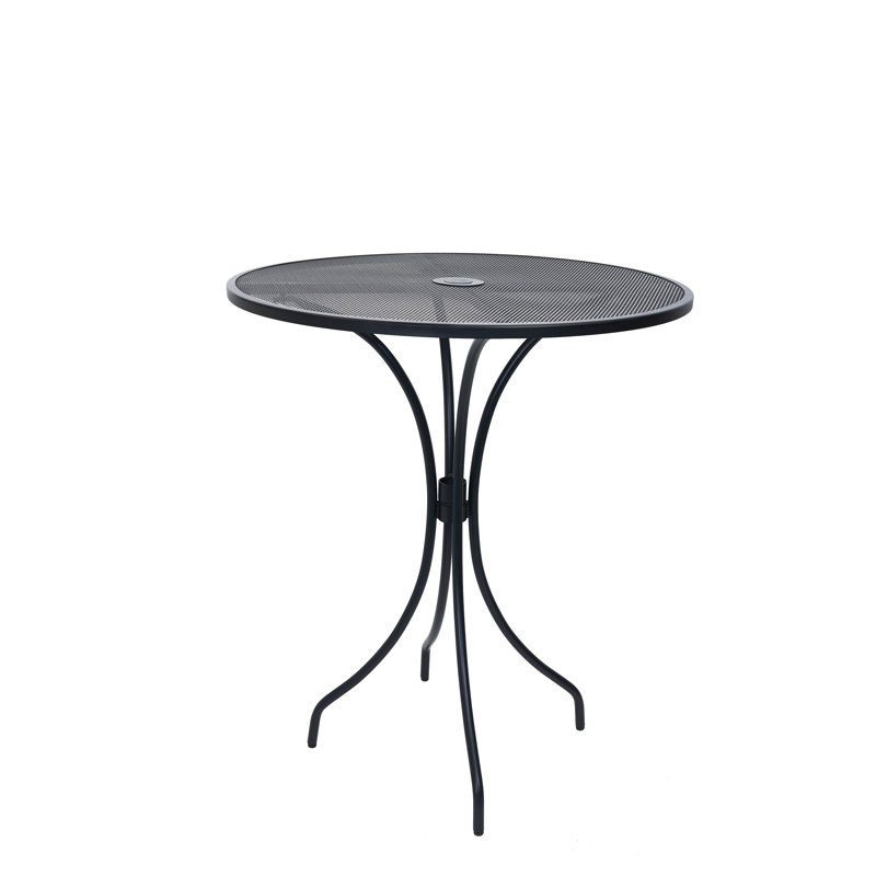 Barnegat 4 Person 39.875'' H Galvanized Steel High Top Table, 39.875" H x 36" W x 36" D