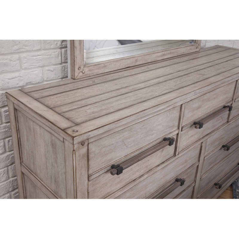 Navin 66'' W 7 - Drawer Dresser, Off White