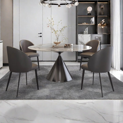 Table ronde moderne d'inspiration luxueuse