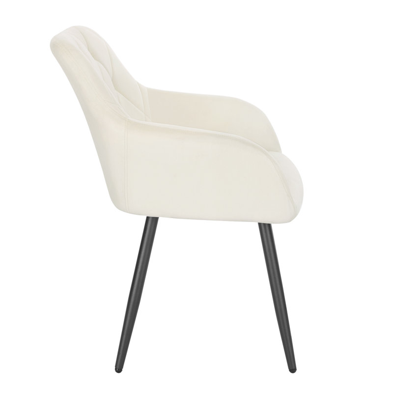 Alvion Upholstered Dining Chair, White