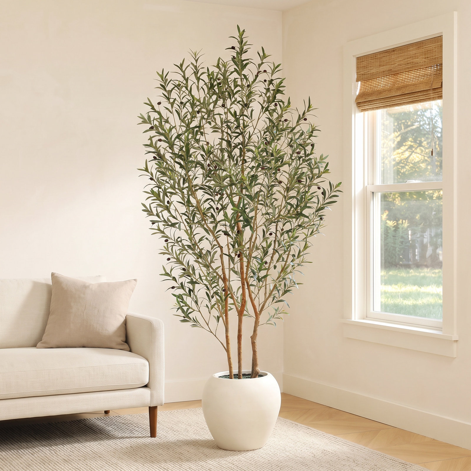 George 96" Olive Tree in Planter