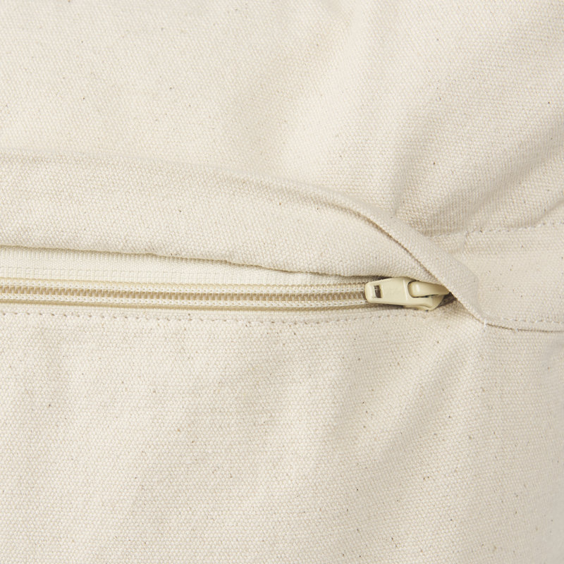 Cotton Blend/Canvas Throw Square Pillow Cover