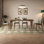 French modern rectangular dining table