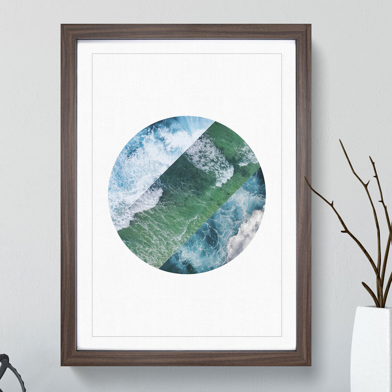 Planet Wave - Picture Frame Graphic Art, Black Framed, 65cm H x 48cm W x 2cm D