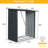 3Ft X 5Ft Outdoor Meta Firewood Rack