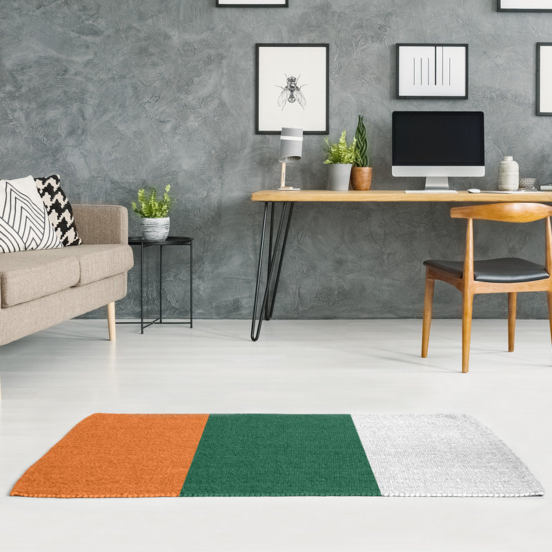 Chenille Indoor Rug, Rectangle 4' x 6'