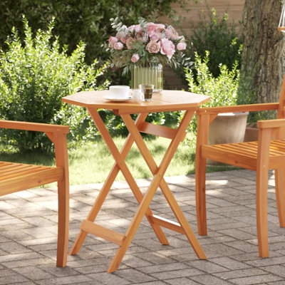 Annalycia Round Folding Outdoor Chat Table , cm W cm D