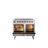 ILVE Nostalgie II Series 40 inch Induction Range with 6 Induction Elements (Glass Door)-99299254