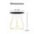 Tommy Hilfiger Orlando Accent Table, Black