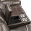 Causeuse en cuir Lydia Aire Motion avec port USB et console Lydia