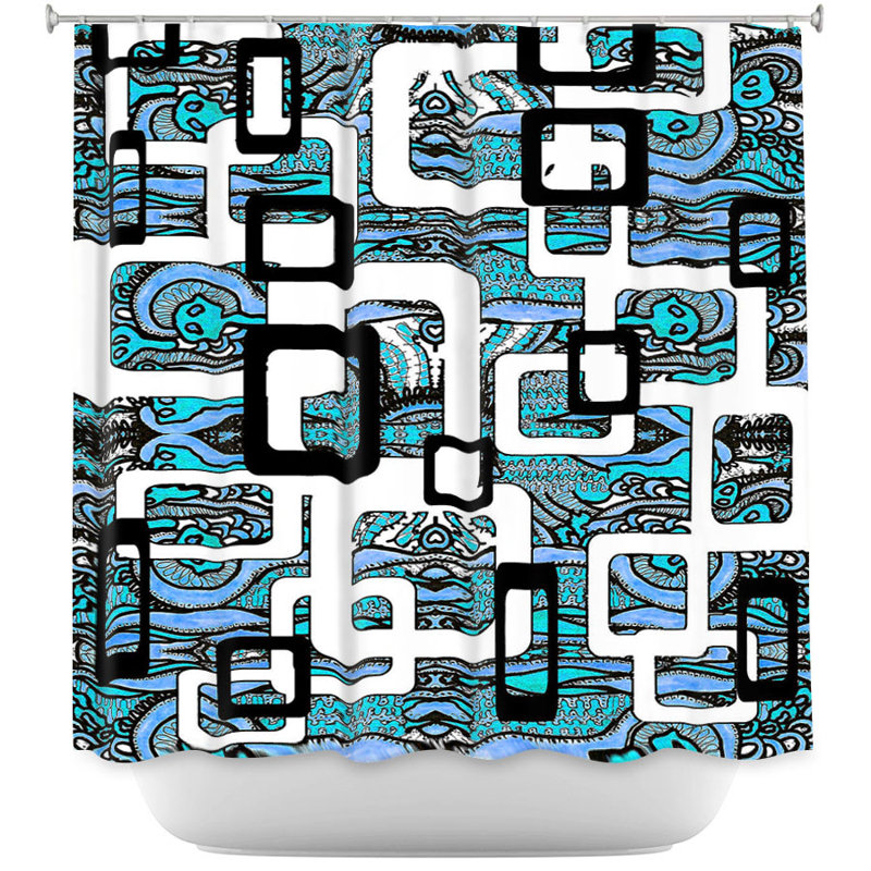 Geometric Shower Curtain