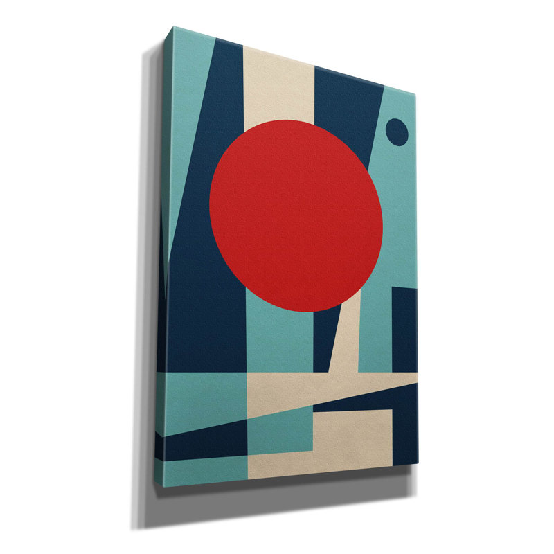 «Enne Mid Century Modern 3 on Canvas» par Gary Williams, reproduction, H 26 po x l 18 po x P 0,75 po