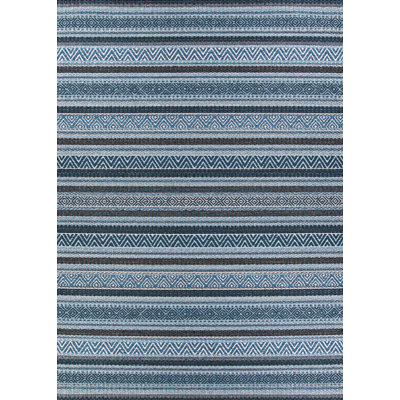 Tapis intérieur / extérieur bleu Koski