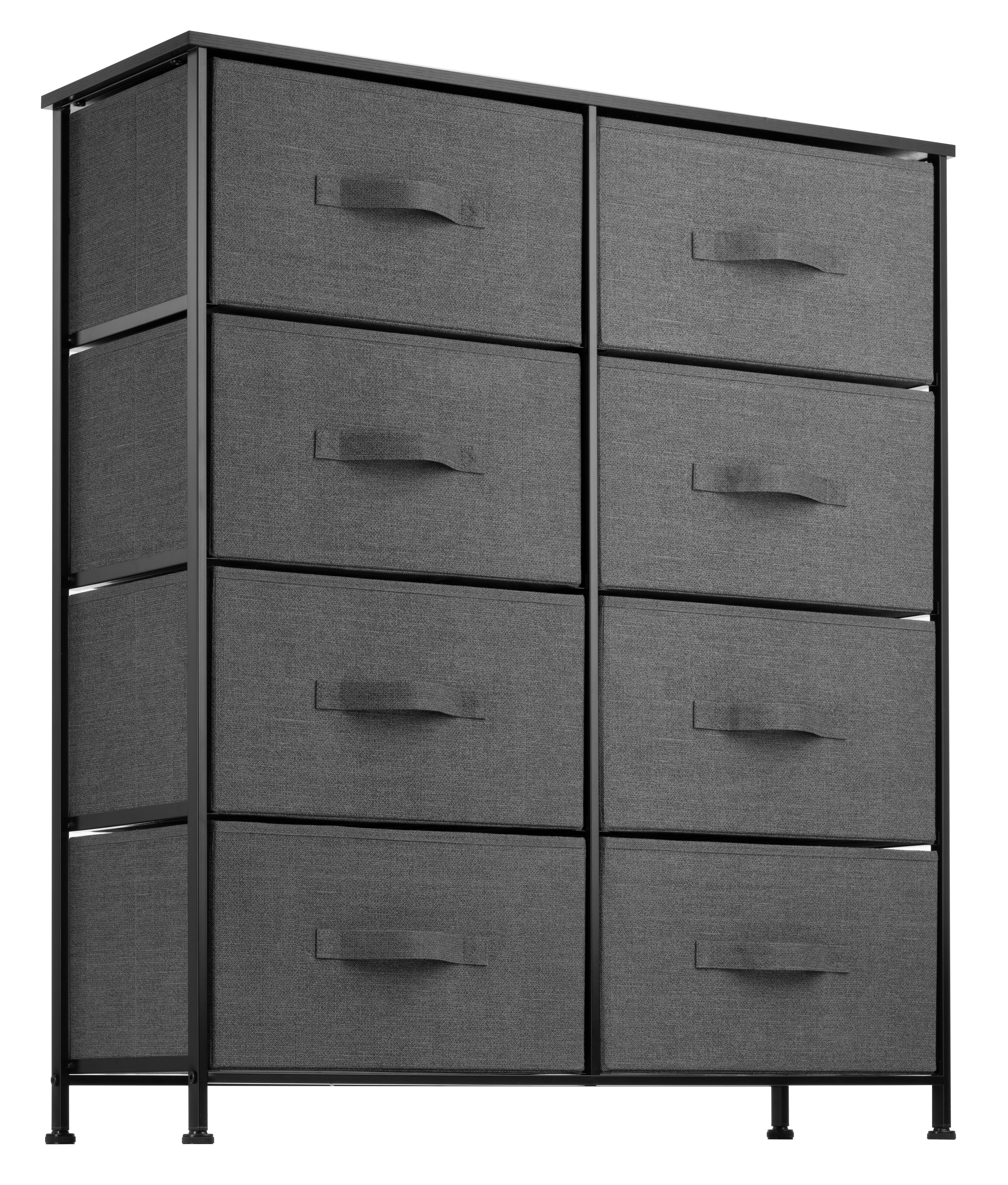 6 Drawer Dresser for Bedroom Tall Chest of Drawers Storage Tower Organizer  40in