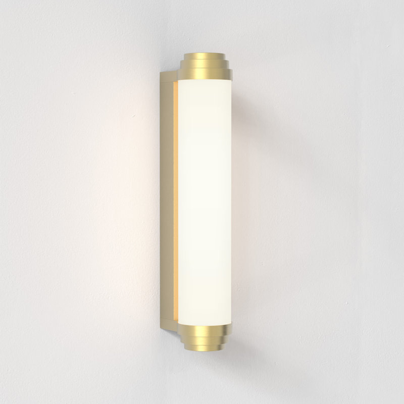Burlington, 438 Lumens, Matt Gold, 15.75" H x 4.33" W x 4.65" D