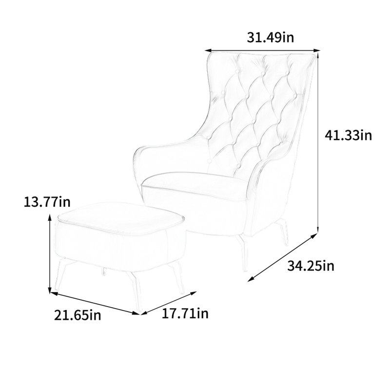 Fauteuil inclinable en similicuir ergonomique et minimaliste