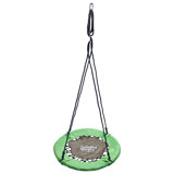 Swinging Monkey Products 30'' Green Web / Saucer Swing with Chains