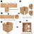 2 Piece Wicker Storage Cube Basket Set-319806383