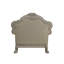 Chaise en cuir avec 2 coussins