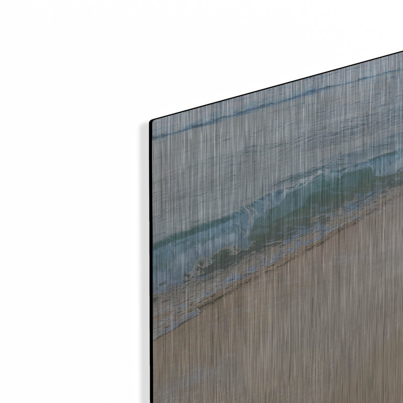  «Beach 6» par Erin Clark, art mural en métal, 36 po x 36 po, H 24 po x l 24 po