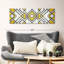 Diamant abstrait géométrique sur toile-300055340