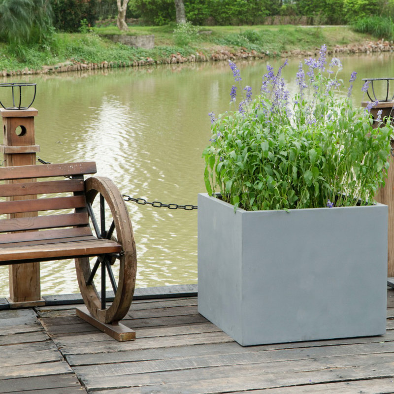 Handmade Pot Planter, Gray