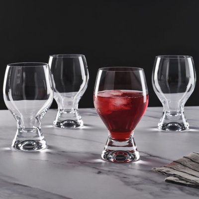 Mikasa Gaia Goblet Glasses, Set of 4