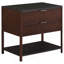 Table d'appoint 2 tiroirs avec tablette Tova