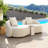 Kaly 90.6'' Outdoor Patio Sofa