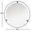 Miroir décoratif moderne Knodara