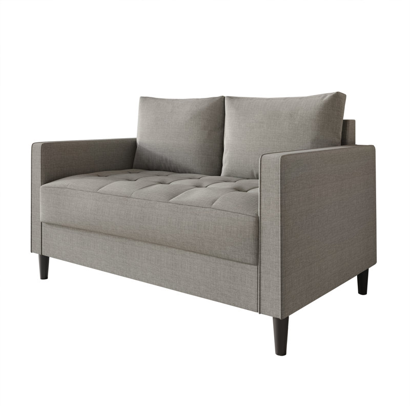 51.97'' Reception Loveseat, Gray Linen